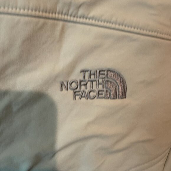 The North Face Ivory TNF Apex Soft Shell Full Zip Jacket Women’s Size Medium - Picture 11 of 12